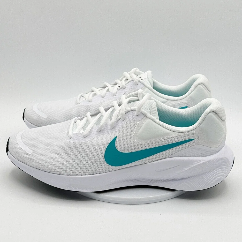 Nike Revolution 7 Size 11 Mens White Dusty Cactus FB2207-103, NEW
